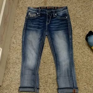 Rock Revival Curvy Capri's